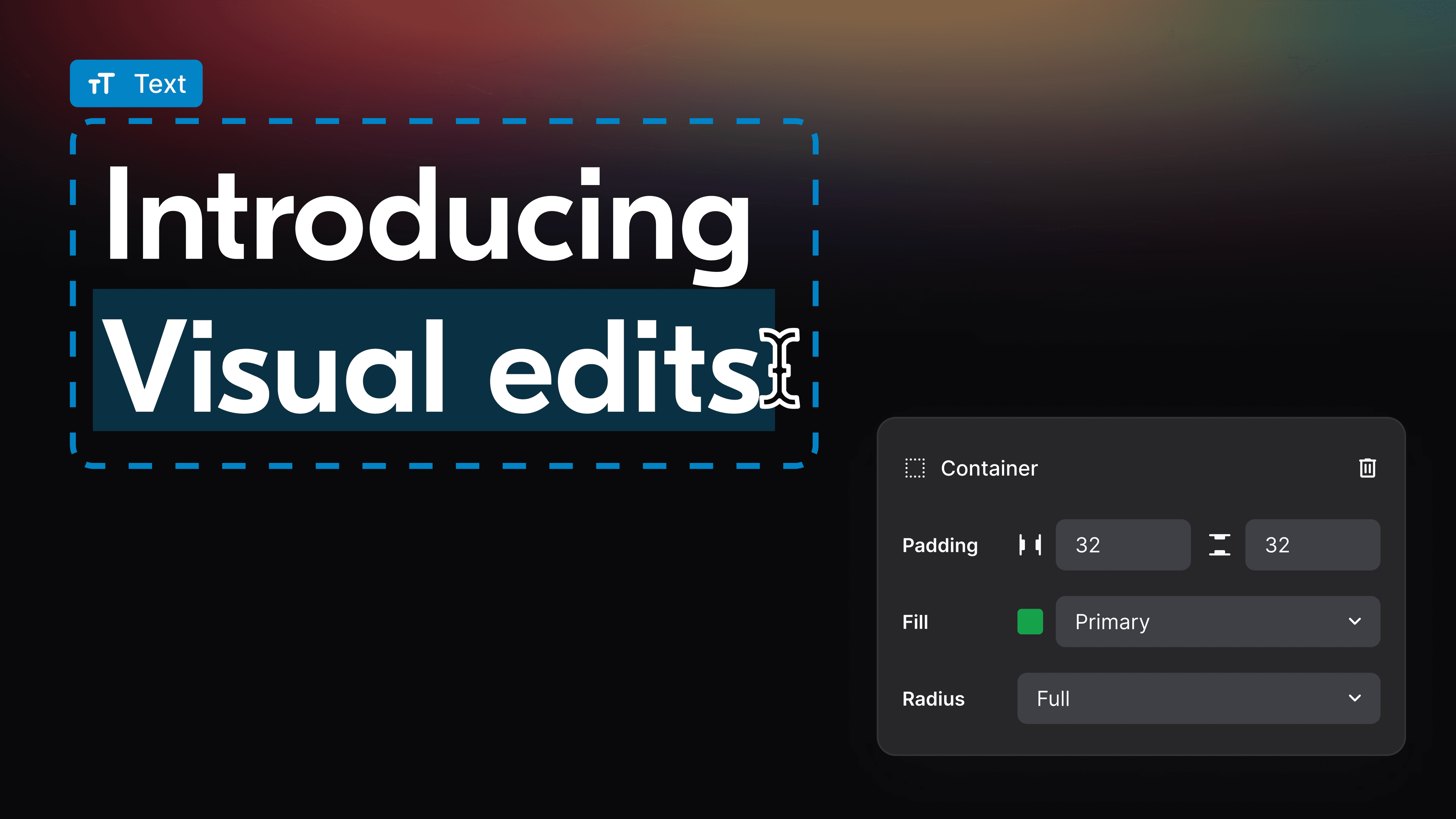 Introducing Visual Edits